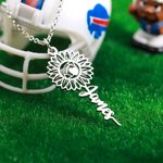 Ball Name Halskette Sonnenschein Glaube Sonnenblume | Callie