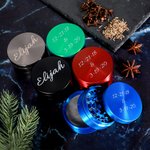 Engraved Photo 5 Piece Spice Herb Grinder