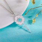 Sunshine Belief Chrysanthemum Name Necklace