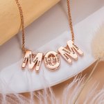 Collier d'Arbre Généalogique avec Prénom Personnalisé 1- 10 Noms d'Enfants Collier Gravé de Maman Cadeau Anniversaire Fête des Mères pour Femme
