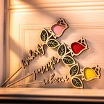 Rose en bois pour les femmes