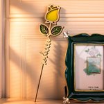 Rose en bois pour les femmes