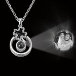 Lucky Four-leaf Clover Photo Projection Necklace