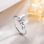 Personalized Family Characters Initials Ring