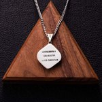 Mobius Infinite Eagle Necklace in Sterling Silver