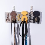 Personalized Wooden Dog Butt Leash Holder Belt Hook with Name Birthday Housewarming Christmas Gift for Friend Familiy Dog Lover