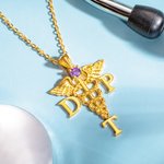 Medical Theme Caduceus Halskette für Krankenschwestern & Ärzte