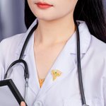 Épingle de diplôme de médecine Caducée RN Nurse avec pierre de naissance