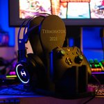 Engraved Headphones & Xbox Controller Stand
