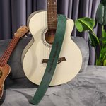 Tracolla per chitarra regolabile in pelle PU personalizzata con testo inciso Regalo di compleanno per musicista amante della chitarra