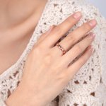Personalisierter 4 Elemente Ring mit Innengravur Avatar – Der Herr der Elemente Wasser Erde Feuer Luft Geschenk für Avatar-Fans