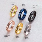 Bague personnalisée Avatar The Last Airbender 4 Elements