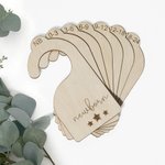 benutzerdefinierte Babyschrankstrennwand-Sets aus Holz von 7