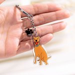 Creative Faceless Photo Portrait Keychain