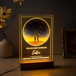 Veilleuse Ciel Étoilé & Silhouette Personnalisée