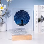 Veilleuse Ciel Étoilé & Silhouette Personnalisée
