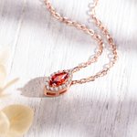Collier Personnalisé Pierre Fine Mariquesa Pierre de Naissance Cadeau pour Femme