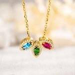 Collier Personnalisé Pierre Fine Mariquesa Pierre de Naissance Cadeau pour Femme