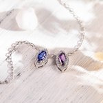 Collier Personnalisé Pierre Fine Mariquesa Pierre de Naissance Cadeau pour Femme