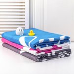 Personalised Multicolour Quick Dry Super Absorbent Name Beach Towel Summer Holiday Accessory Birthday Party Gift for Family