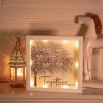 Gepersonaliseerd stamboomframe met LED-licht Moederdag Kerstverjaardagscadeau voor mama oma