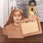 Personalized Look at This Photograph Wood Picture Frame Funny Gifts