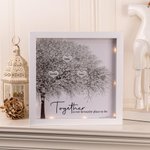Gepersonaliseerd stamboomframe met LED-licht Moederdag Kerstverjaardagscadeau voor mama oma
