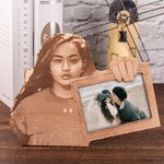 Personalized Look at This Photograph Wood Picture Frame Funny Gifts