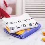 Couverture Polaire Personnalisé avec Nom Style Jalons Mensuels Thème de Série TéléVision Cadeau Anniversaire pour Bébé