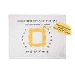 Couverture Polaire Personnalisé avec Nom Style Jalons Mensuels Thème de Série TéléVision Cadeau Anniversaire pour Bébé