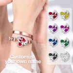 Bracciale personalizzato con diffusore di oli essenziali Elephant con 8 pezzi di pastiglie di ricarica lavabili
