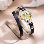 Bracciale personalizzato con diffusore di oli essenziali Elephant con 8 pezzi di pastiglie di ricarica lavabili