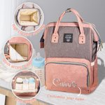 Personalised Baby Nappy Bag Backpack