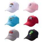 Customized Kids Baseball Cap Embroidered Cartoon Pattern