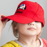 Customized Kids Baseball Cap Embroidered Cartoon Pattern