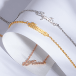 Personalized Adjustable Name Anklet Jewelry Gift Christmas  Birthday Mother's Day Valentine's Day Gift for Women