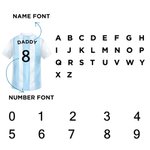 Peinture avec Cadre Personnalisée avec Nom pour l'Impression du Maillot de l'Équipe de Football Cadeau Anniversaire pour Amoureux de Sport