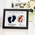 Cadre d'empreinte de Bébé Personnalisé Avec Décoration de Chambre D'enfant Ciel Nocturne Magique