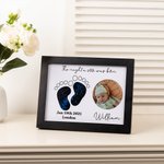 Cadre d'empreinte de Bébé Personnalisé Avec Décoration de Chambre D'enfant Ciel Nocturne Magique