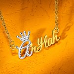 Personalised Lace Name Necklace Gifts for Her
