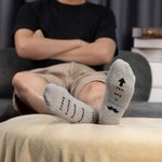 Custom Funny Text & Hobby Icon Dad Socks