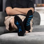 Custom Funny Text & Hobby Icon Dad Socks
