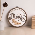 Puzzle della mamma Segno di legno Tu sei il pezzo che ci tiene insieme