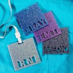 Aangepaste Glitter ID Badge Buddy