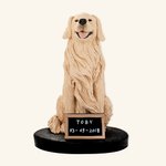 Personalised Handmade Pet Portrait Statue Photo Dog Cat Parrot Tortoise Hamster Horse Portrait Statue Pet Lover Gift Pet Memorial Gift