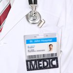 Aangepaste Glitter ID Badge Buddy