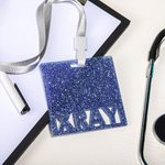 Aangepaste Glitter ID Badge Buddy
