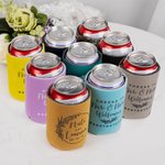 Bomboniera di nozze personalizzata Coperchi per lattine di birra, set di 12 pezzi
