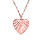 Heart Oyster Birthstones Locket Necklace