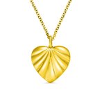 Heart Oyster Birthstones Locket Necklace